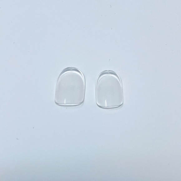 Clear Short Almond Press-On Nails - Picture 2 of 2